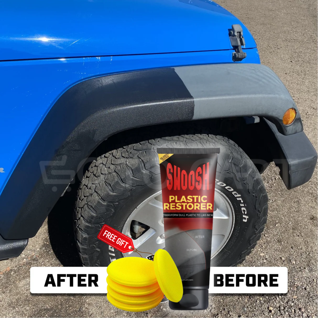Swoosh Plastic Restorer - Free applicator pad included - 🇺🇸USA Engineered