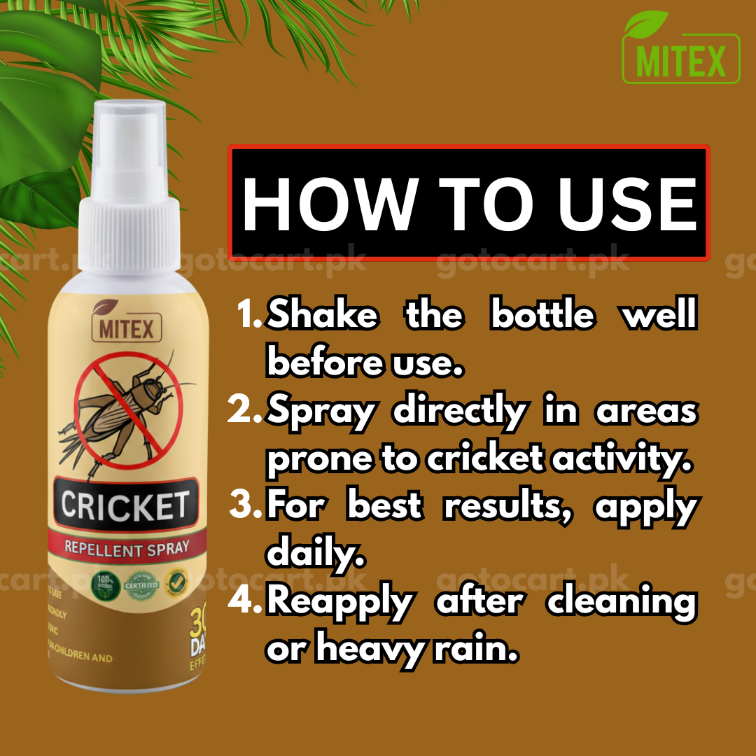 Crickets Repellant Spray - Protect your home from Cricket Attacks