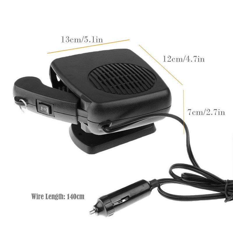 Sogo Car Heater with Anti fog 12V - 200W