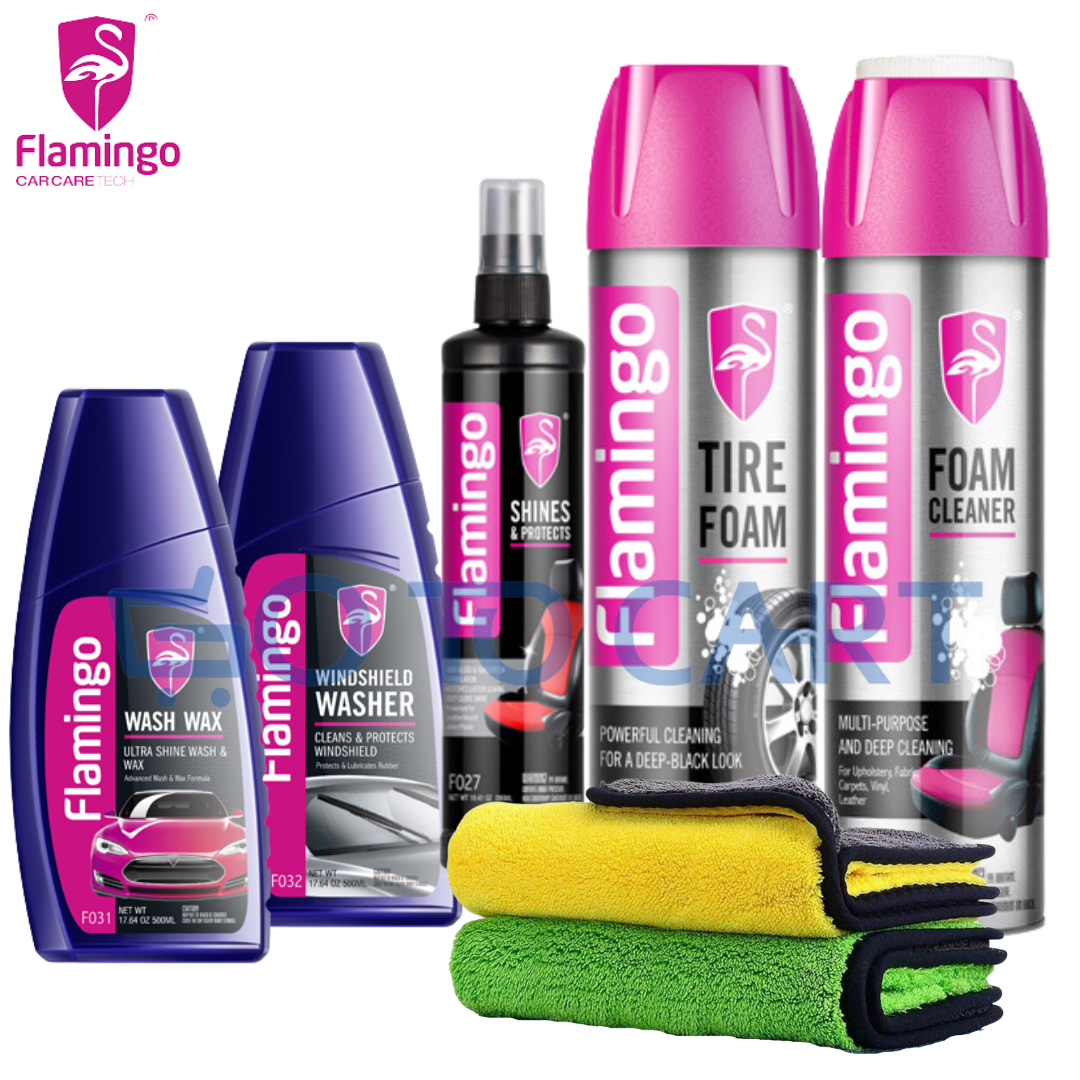 Flamingo Interior and Exterior Car Protection Kit - Pack of 6 – Go To Cart