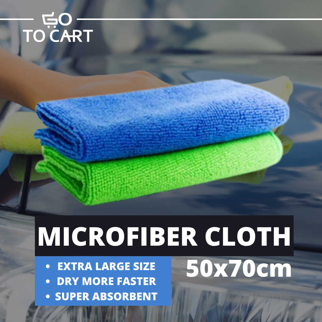Professional Microfiber Ultra Absorbent Car Drying Cloth, Glass 50x70