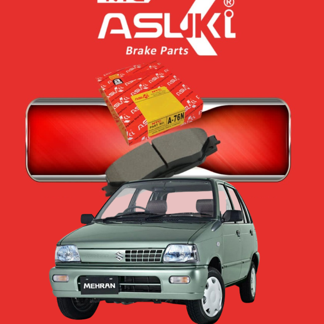 Asuki Front Brake Pads for Suzuki Mehran | A-124N