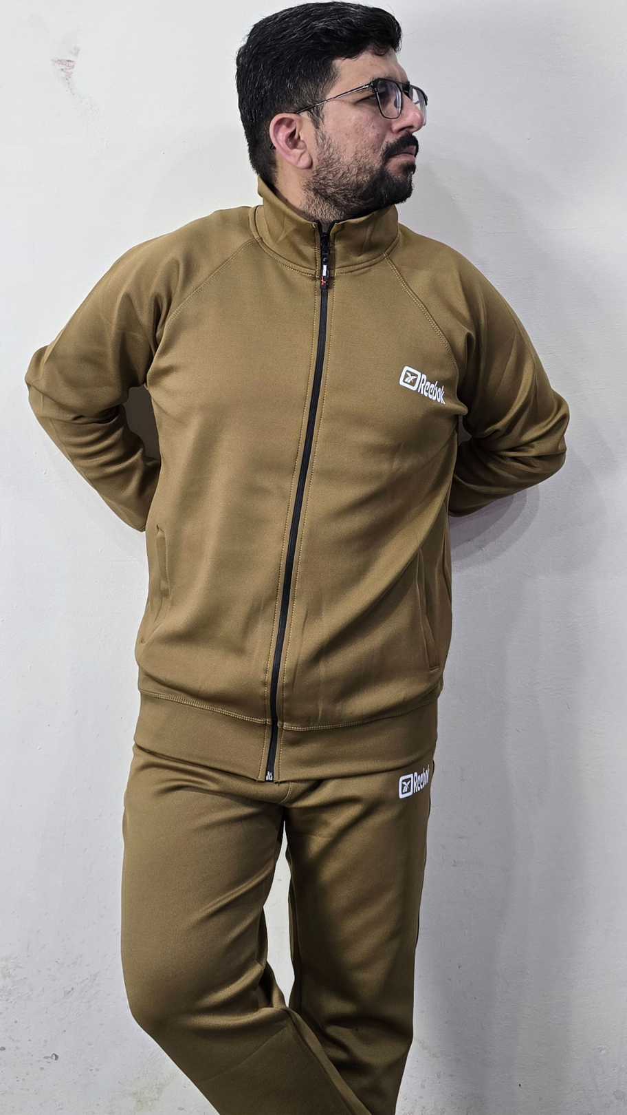 Premium Tracksuit Export Quality - Mustard brown