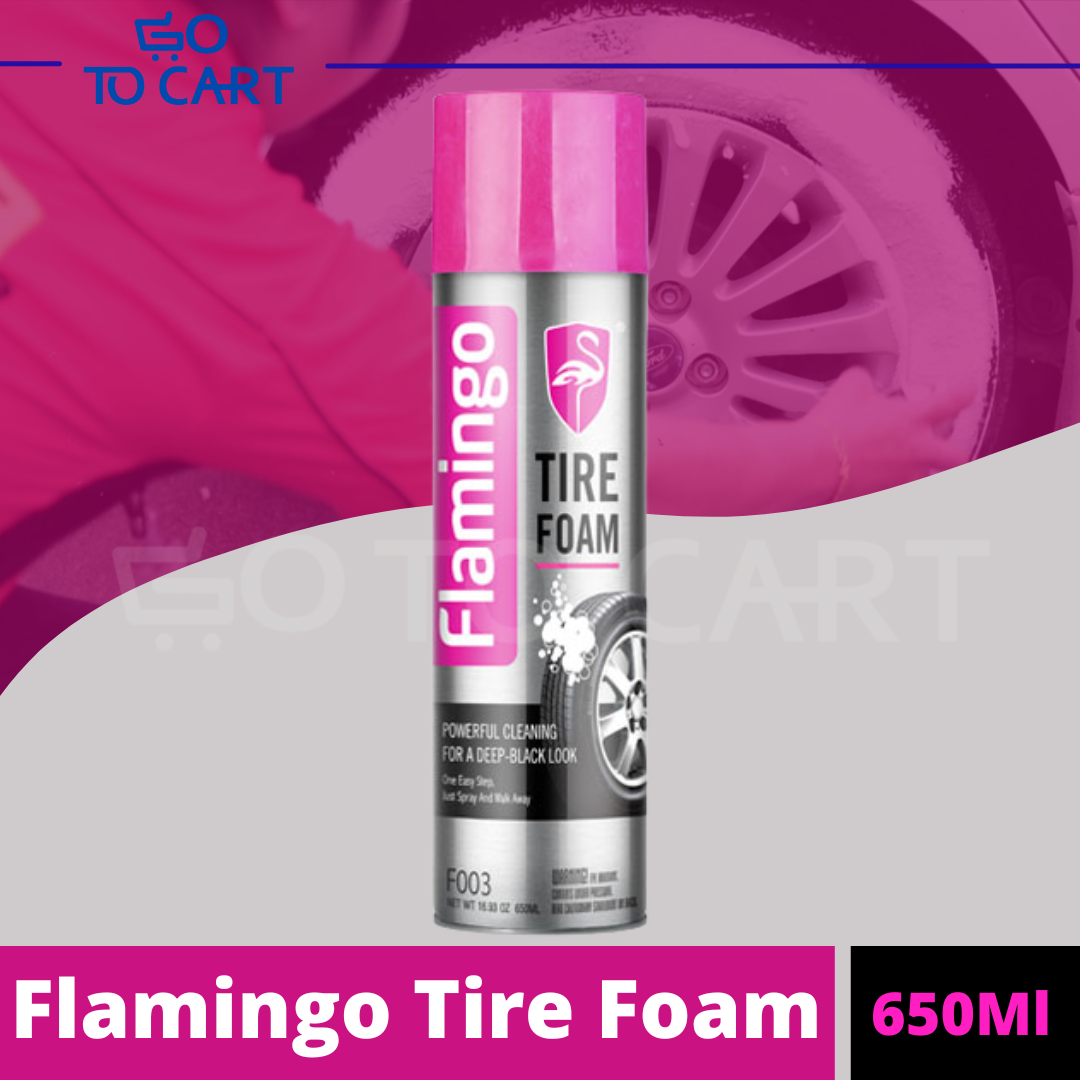 Flamingo Tire Foam | 650ml | Tyre Cleaner