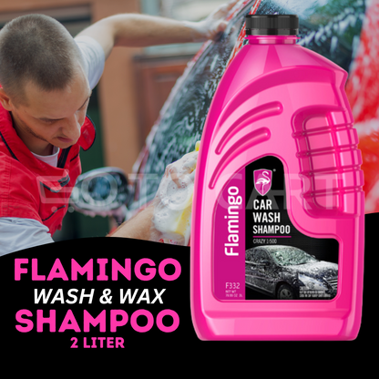 Flamingo Car Shampoo 2 Liters | Wash & Wax Shampoo