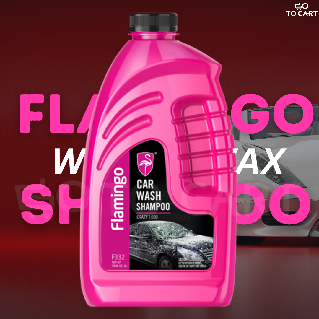 Flamingo Car Shampoo 2 Liters | Wash & Wax Shampoo