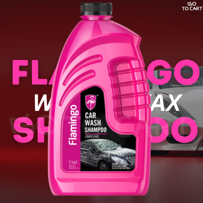 Flamingo Car Shampoo 1 Liter | Wash & Wax Shampoo