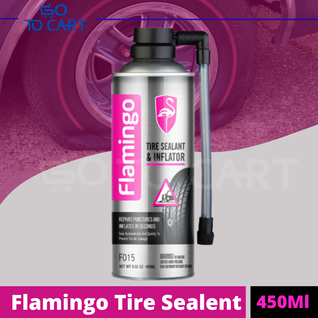 Flamingo Tire Sealant & Inflator - 450Ml