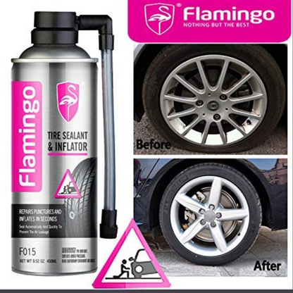 Flamingo Tire Sealant & Inflator - 450Ml