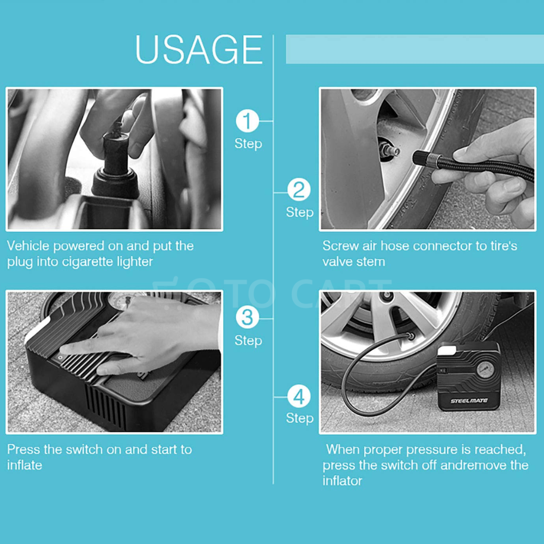 Steel Mate Tyre Inflator - P03
