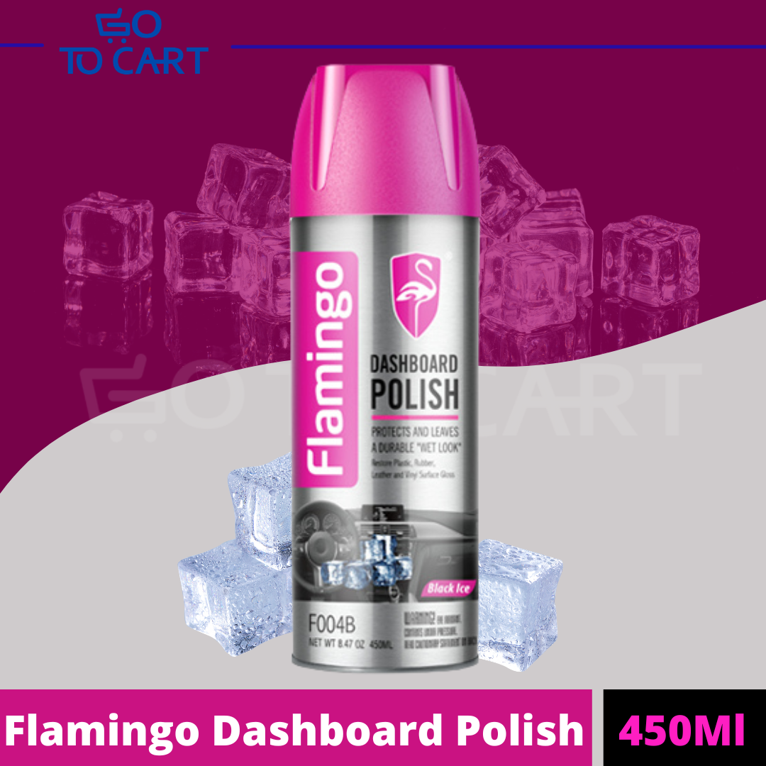 Flamingo Dashboard Polish - 450Ml - Black Ice