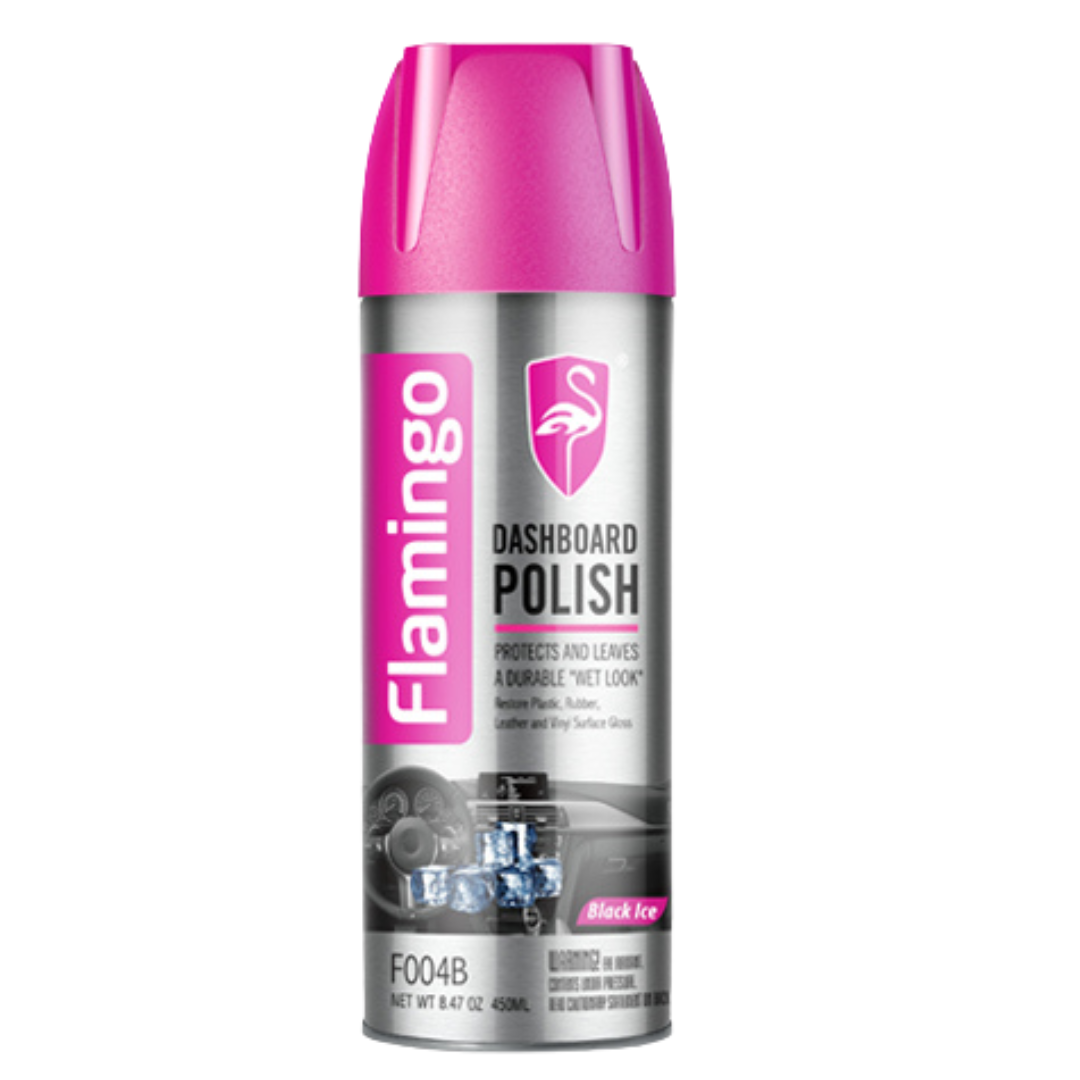 Flamingo Dashboard Polish - 450Ml - Black Ice