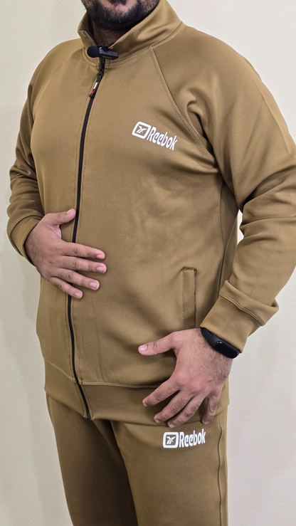 Premium Tracksuit Export Quality - Mustard brown