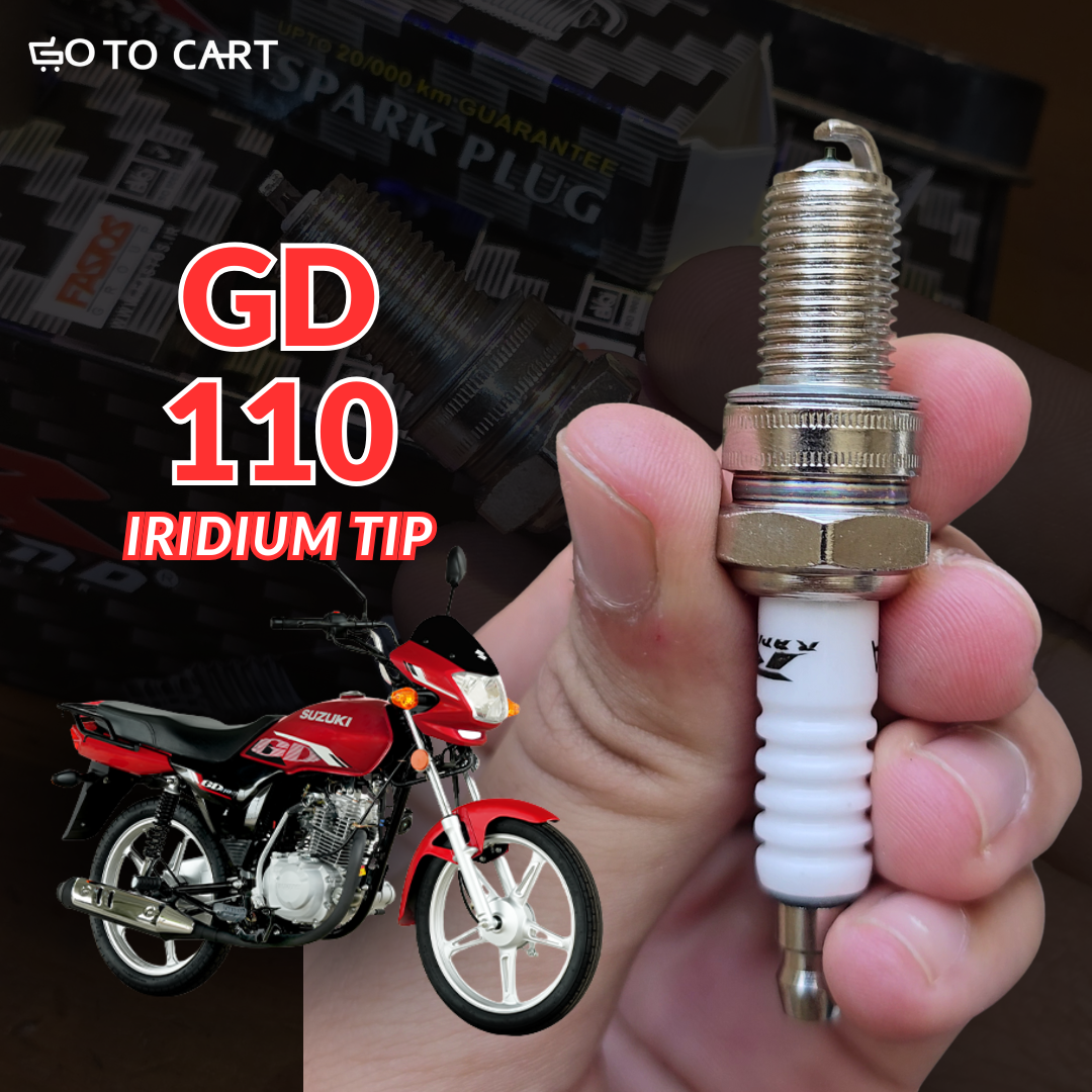 Iridium Tip Performance Spark Plug - Suzuki GD 110