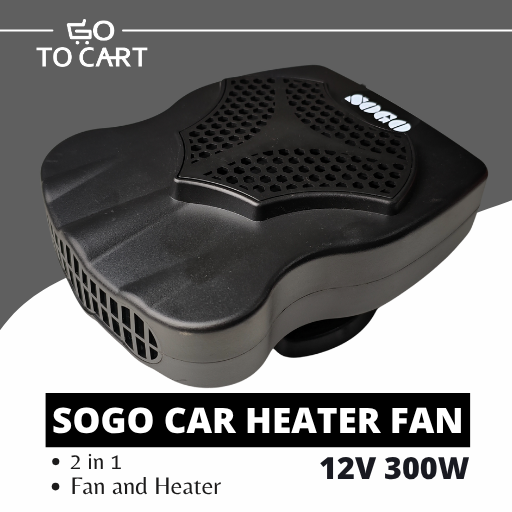 Sogo Car Heater with Anti fog 12V - 300W
