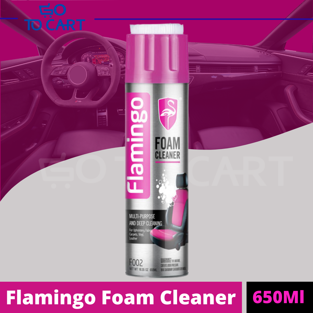 Flamingo Multi Purpose Foam Cleaner With Brush 650 ml