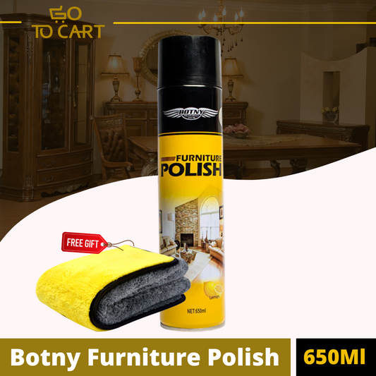 Furniture Polish 650Ml - Free microfiber towel included