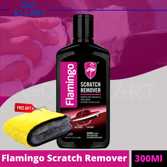 Flamingo Scratch Remover - 300Ml | Free microfiber towel included