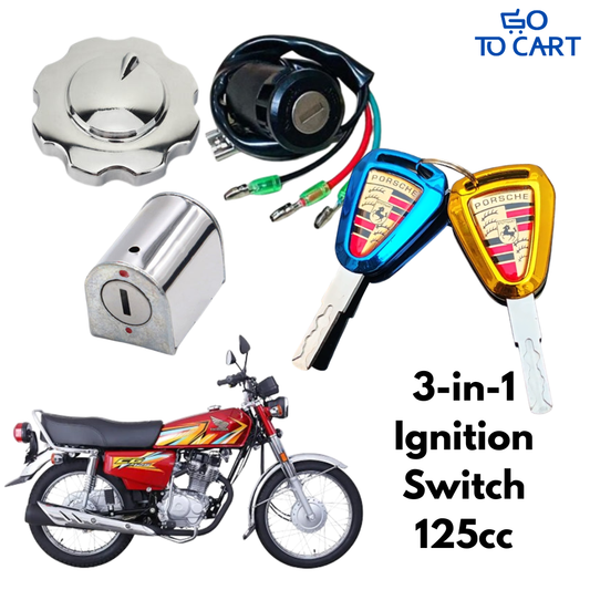 125cc 3-in-1 Switch Kit - Computerized Imported Ferrari Key Design