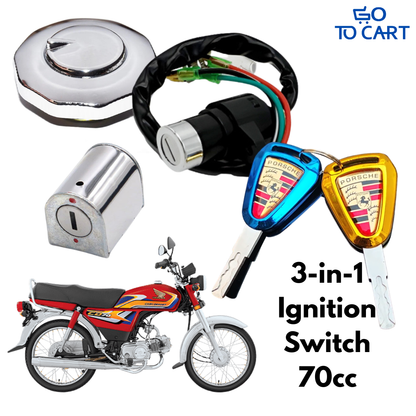 3-in-1 Switch Kit - Computerized Imported Ferrari Key Design