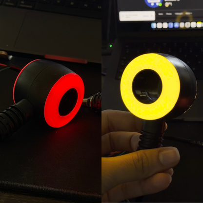 Round Double Sided DRL Indicators for Bike | Set of 2