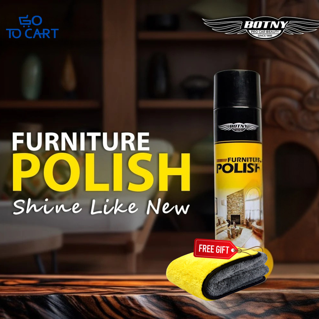 Furniture Polish 650Ml - Free microfiber towel included