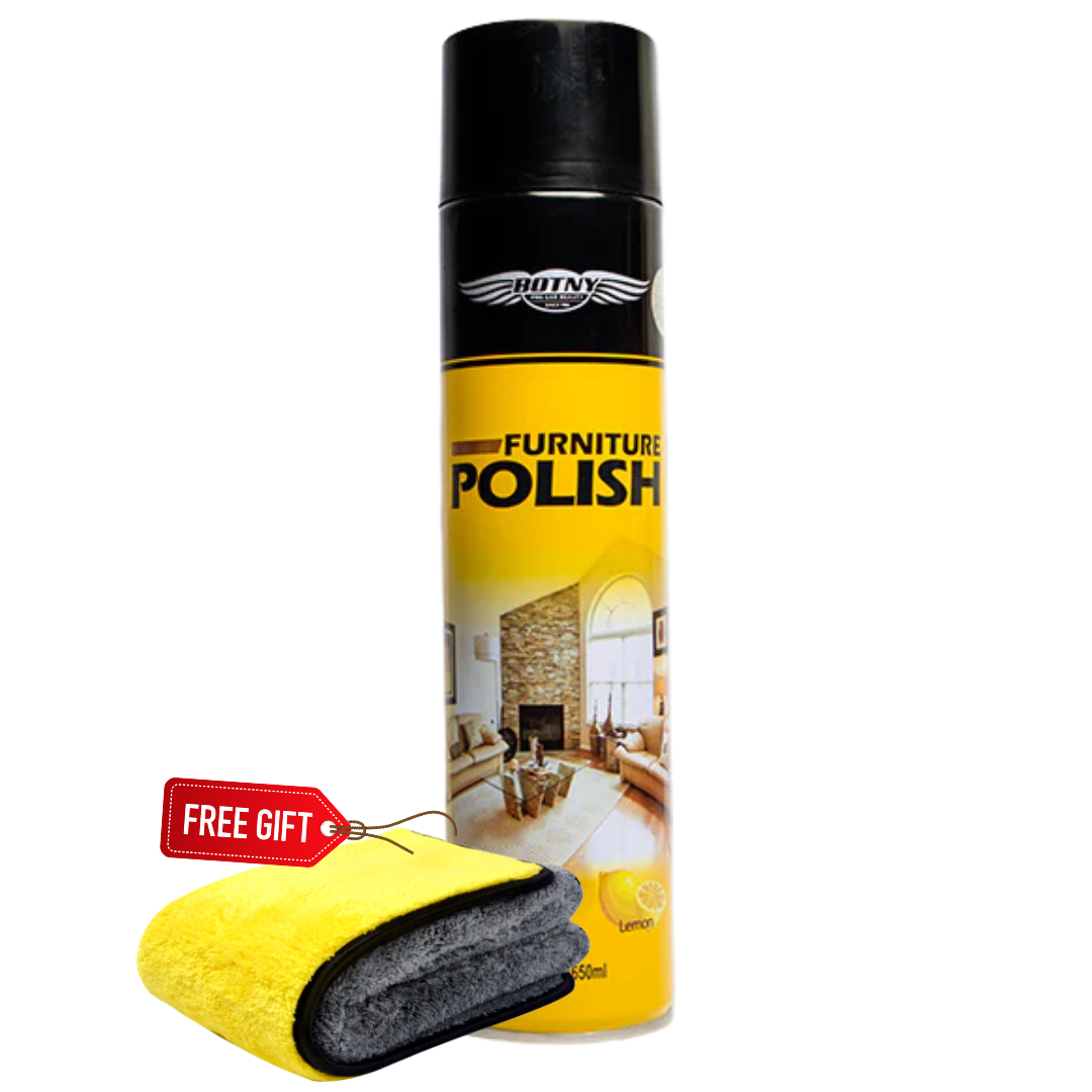 Furniture Polish 650Ml - Free microfiber towel included
