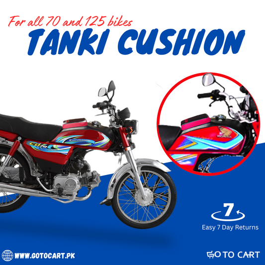 Bike Tanki Cushion | Universal for all bikes