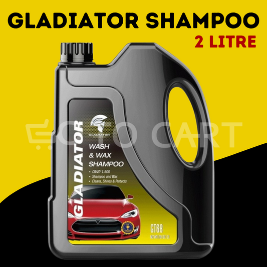 gladiator car shampoo 2 liter