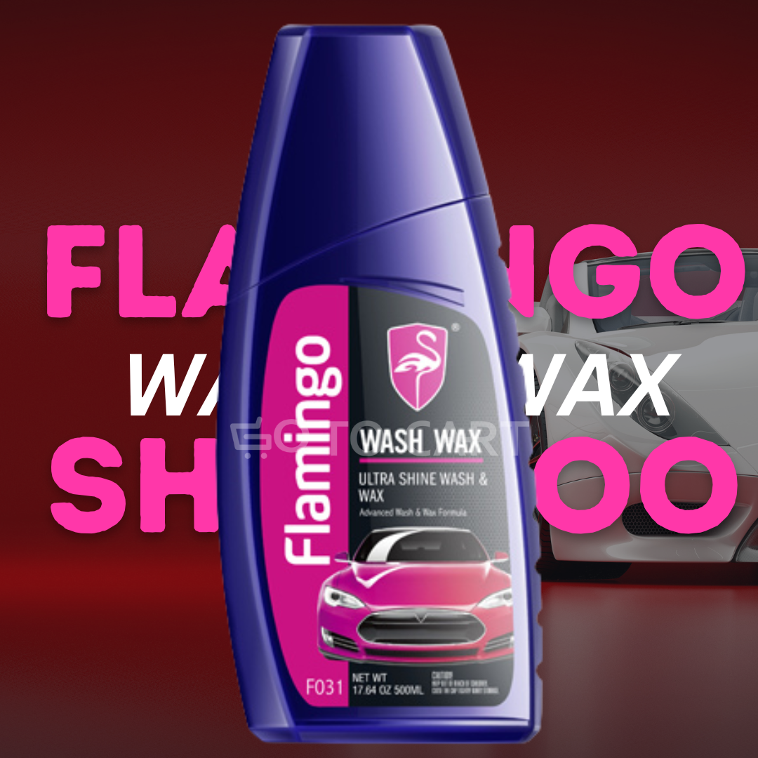 Flamingo Car Shampoo 500ml | Wash & Wax Shampoo