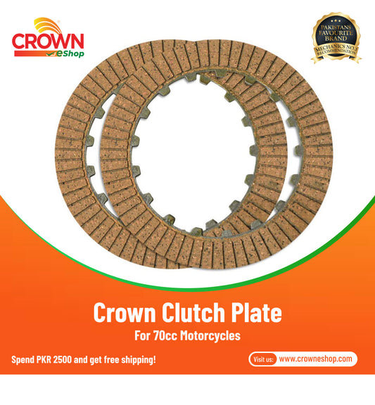 Crown Clutch Plate for 70cc Motorcycles