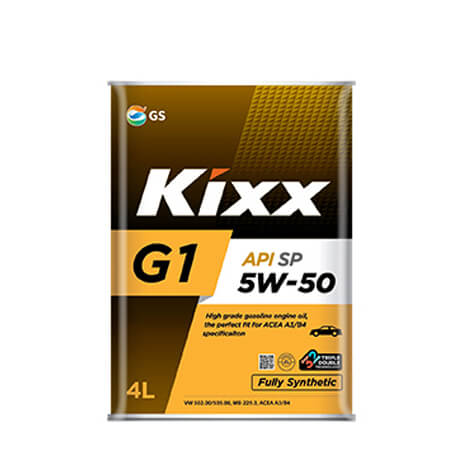 KIXX G1 SP 5W-50 ( Gasoline Engine Oil ) - 4Liter