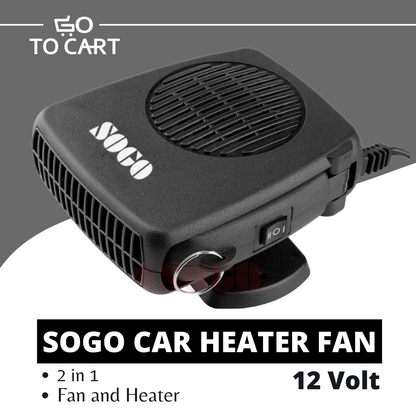 Sogo Car Heater 12V - Car Heater Portable with Anti fog – Go To Cart