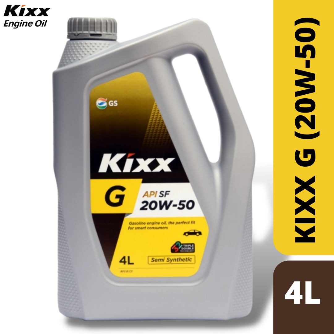 Kixx G 20W-50 API SF ( 4-litre ) Original High Quality Semi Synthetic Engine Oil