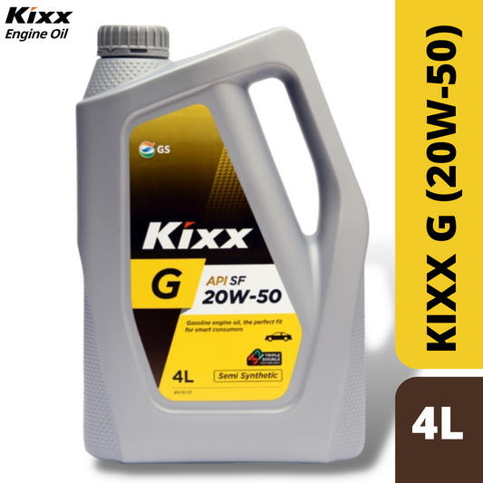 Kixx G 20W-50 API SF ( 4-litre ) Original High Quality Semi Synthetic Engine Oil