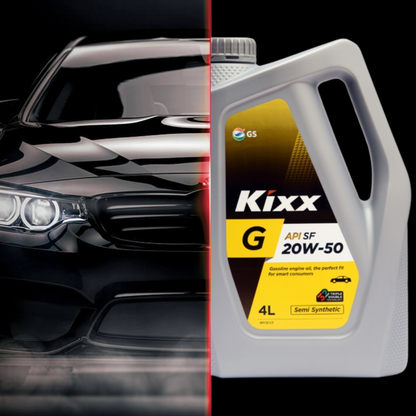 Kixx G 20W-50 API SF ( 4-litre ) Original High Quality Semi Synthetic Engine Oil